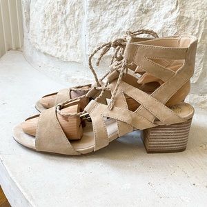 Vince Camuto Tan Strappy Sandals